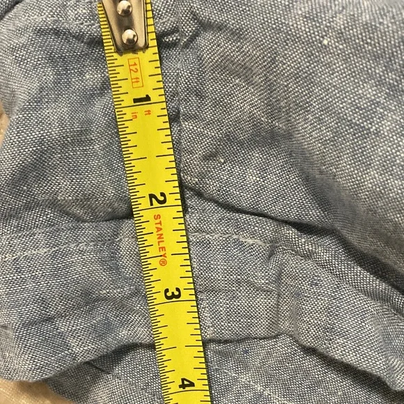 Athleta Light Blue Chambray Shorts, size 10 - Picture 7 of 8